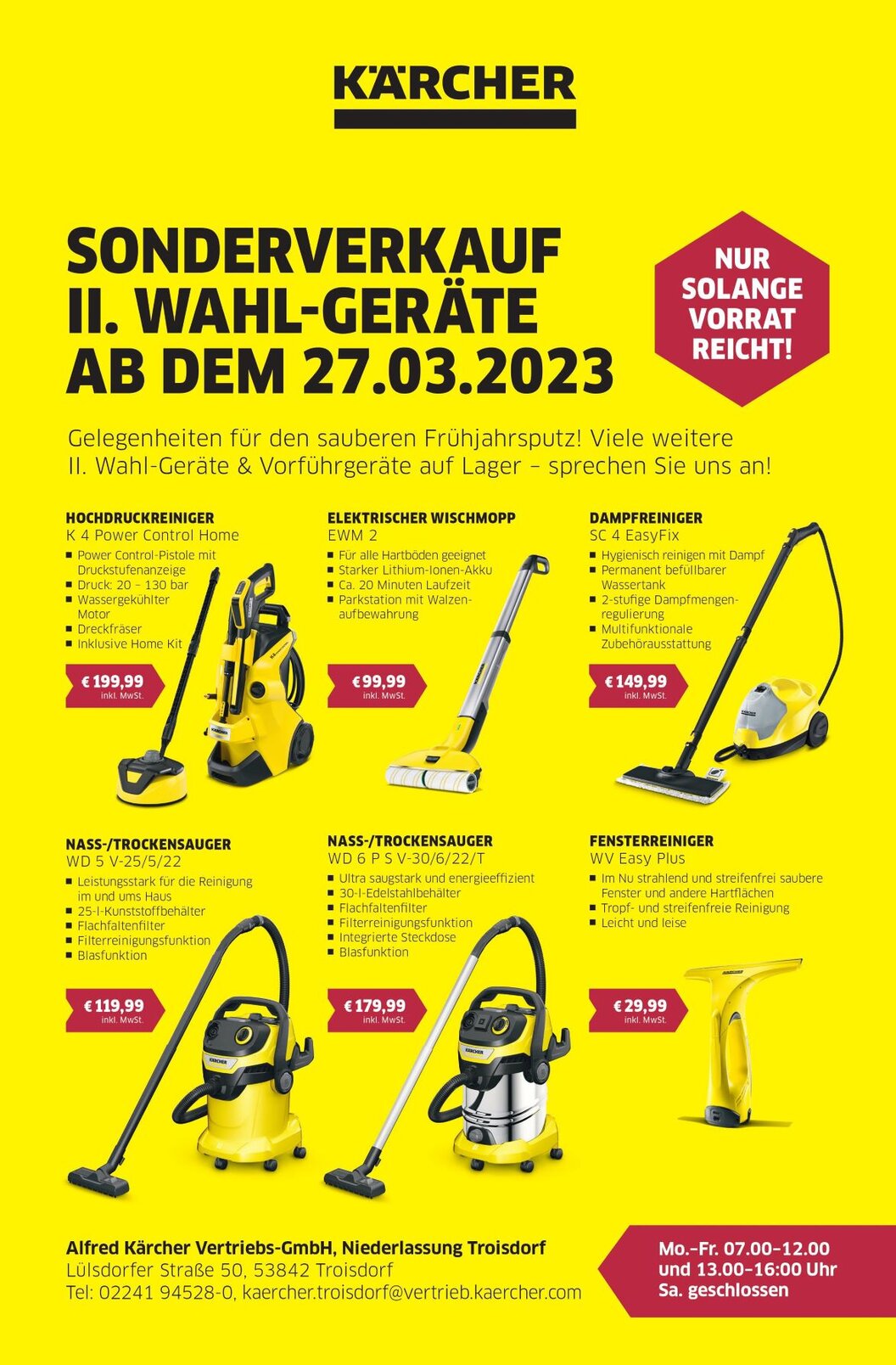 2303_AZ_NL_Troisdorf_Sonderverkauf_184x280mmklein 2303_AZ_NL_Troisdorf_Sonderverkauf_184x280mmklein