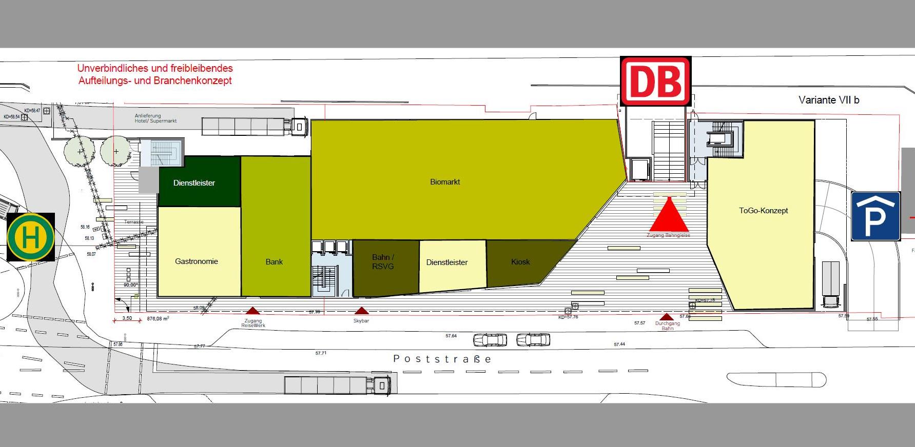 Bahnhof Neubau Plan Ferox