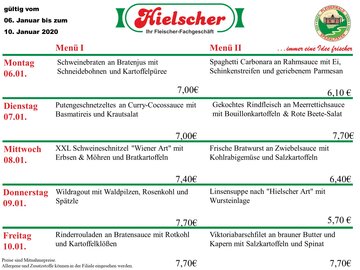Hielscher Mittagstisch Hielscher Mittagstisch