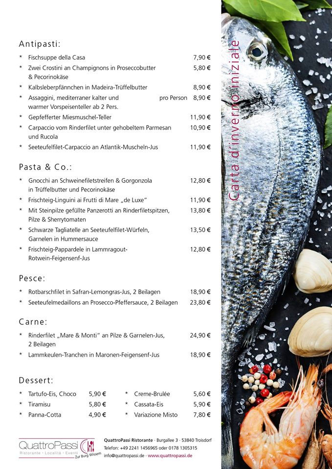 Quattro-_Abendkarte Quattro-_Abendkarte
