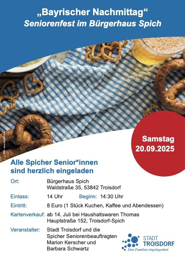 Seniorenfest-Plakat Seniorenfest-Plakat