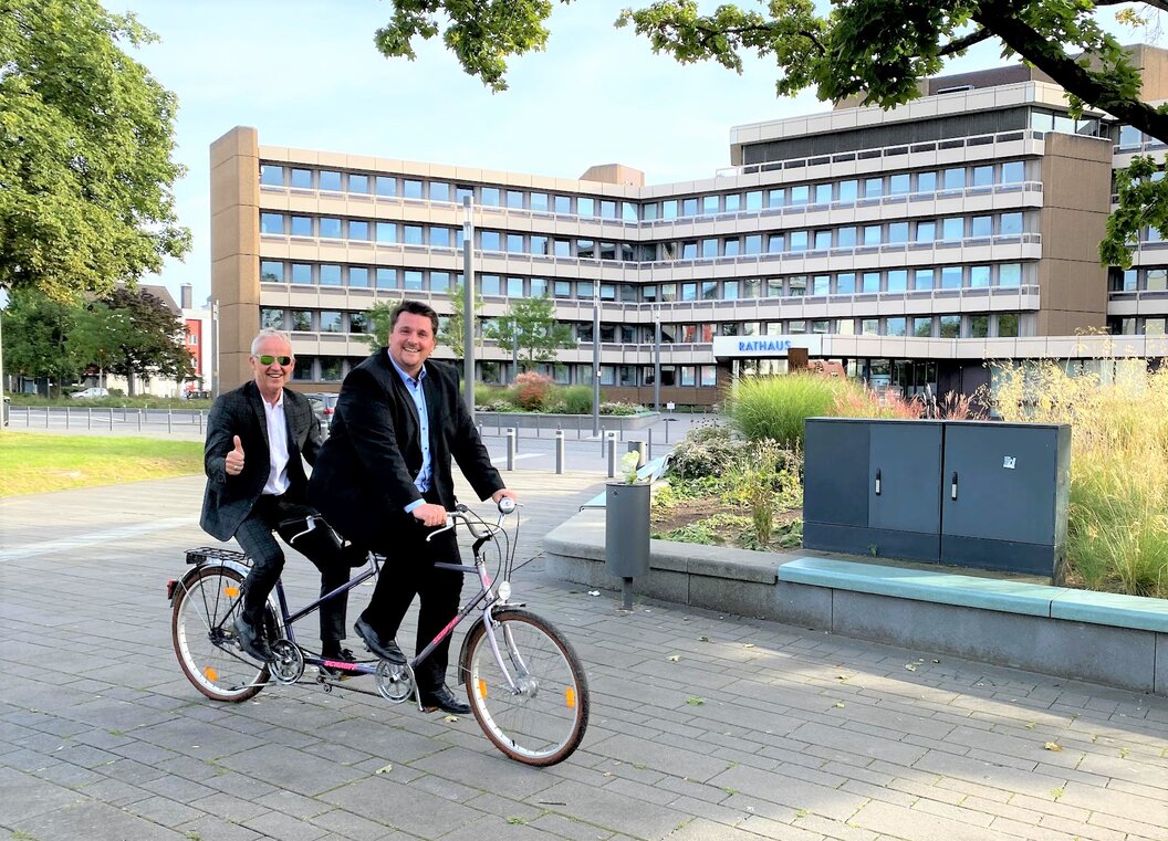 Stadtradeln_Tandem_Biber_Schaaf