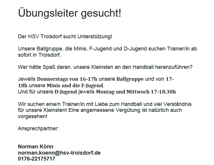 übungsleiter übungsleiter
