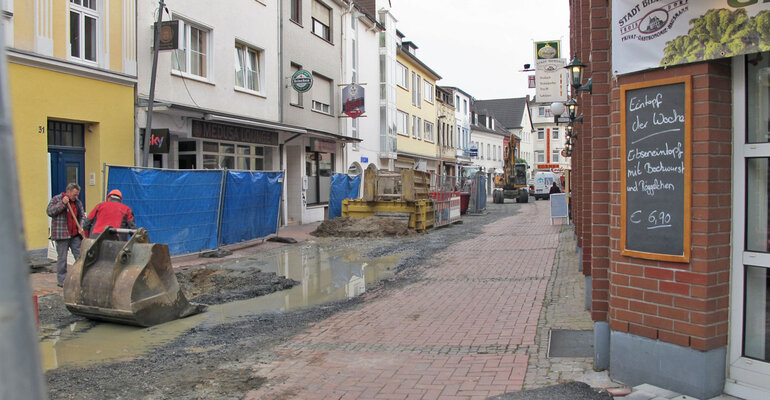 Sanierung Abschnitt II - Baustelle / Stand Oktober 2015