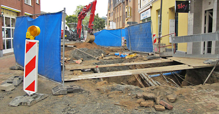  Bauzaun Richtung Fischerplatz / Stand Oktober 2015