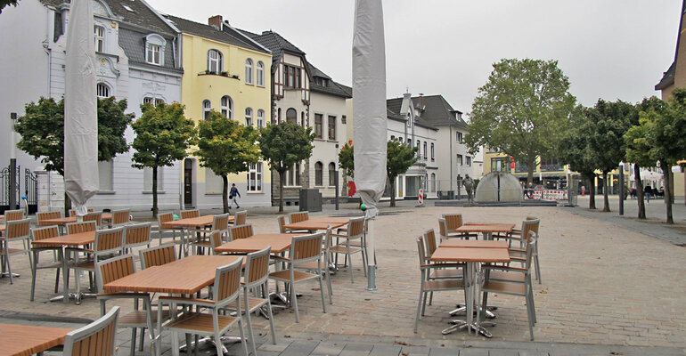 Blick auf den Fischerplatz / Stand Oktober 2015