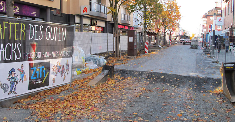 Herbstlicher Blick / Stand Ende Oktober 2015