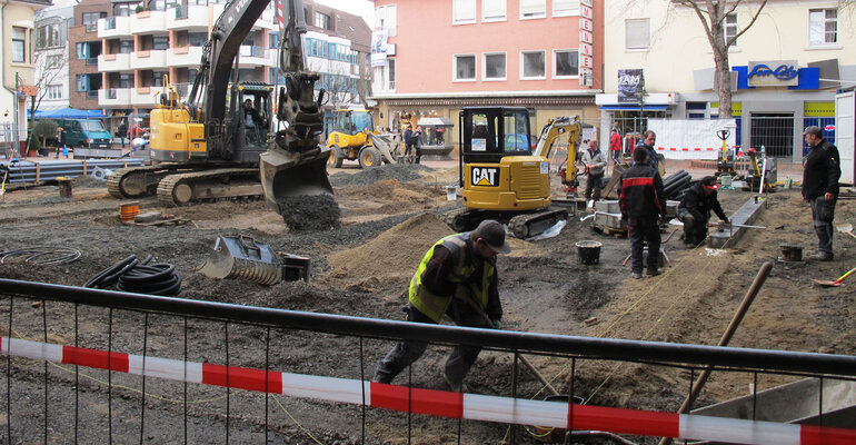 Sanierung Kölner Platz Februar 2016