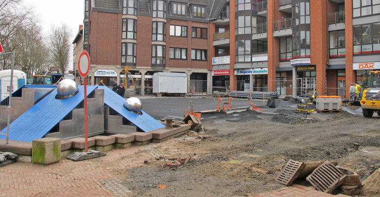 Sanierung Kölner Platz - im März 2016