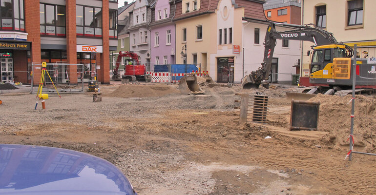 Sanierung Kölner Platz - im März 2016