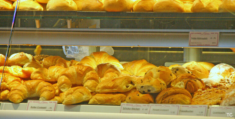 Brötchen, Croissants und mehr