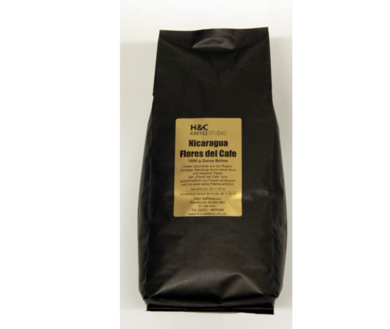 H&C Nicaragua Flores del Cafe 100% Arabica 1kg H&C Nicaragua Flores del Cafe 100% Arabica 1kg