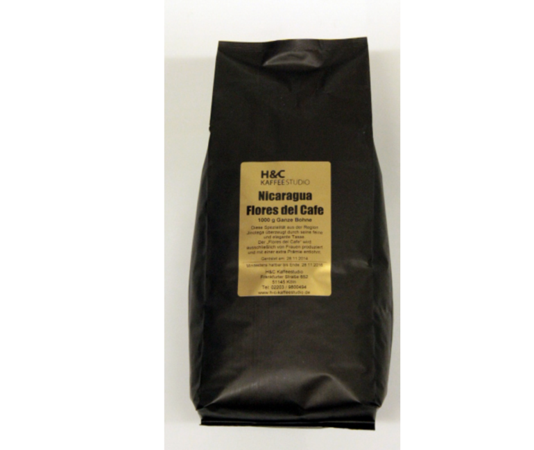 H&C Nicaragua Flores del Cafe 100% Arabica 1kg 