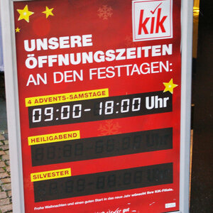 offnungszeiten kik