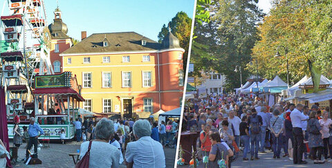 Eindrücke vom Erntedankfest auf Burg Wissem in Troisdorf