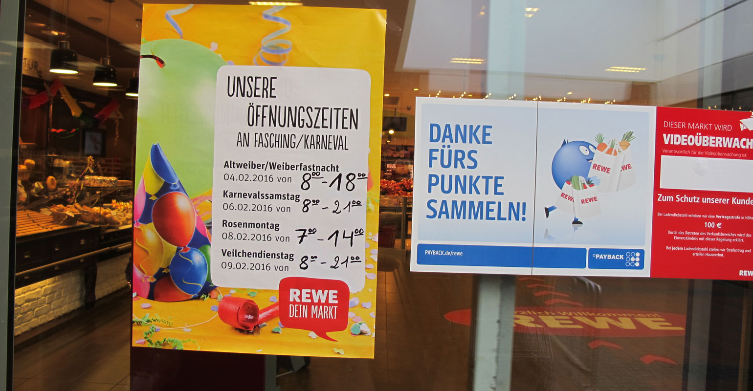 Troisdorf City Sonderoffnungszeiten Bei Rewe Rewe Supermarkt