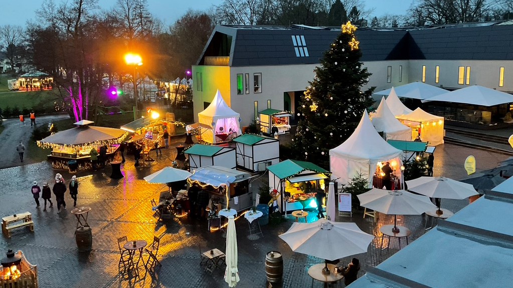 Troisdorf City Weihnachtsmarkt Ristorante Quattro Passi zur Burg Wissem