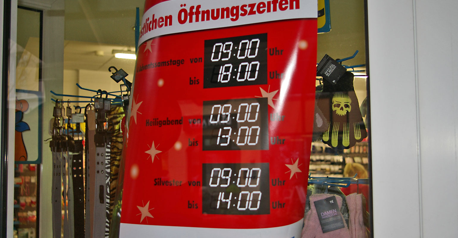 Troisdorf City Festliche Öffnungszeiten Tedi