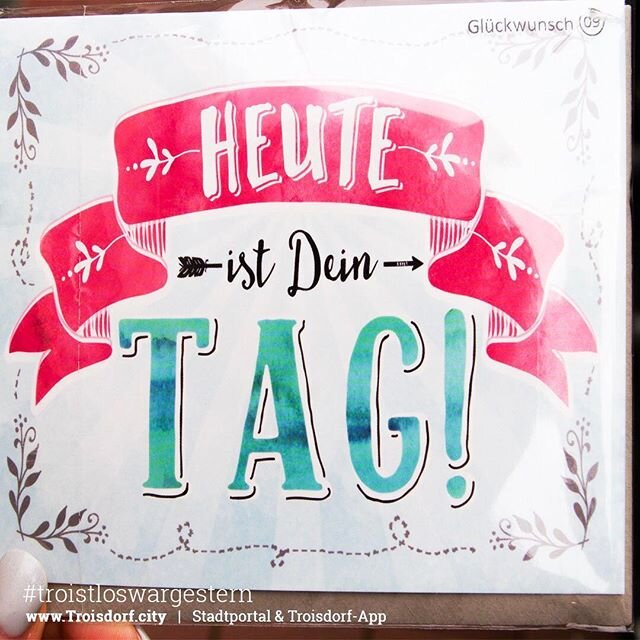 Heute ist dein Tag Daran musst du immer glauben Wir wünschen euch einen schönen Donnerstag troistloswargestern troisdorf troisdorfcity deintag you... Heute ist dein Tag Daran musst du immer glauben Wir wünschen euch einen schönen Donnerstag troistloswargestern troisdorf troisdorfcity deintag you...