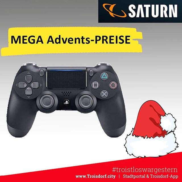 Und weiter geht es mit den Adventsangeboten  Nur noch heute SONY PS4 Wireless Dualshock 4 Controller Redesigned Schwarz zum Aktionspreis von 44 All...