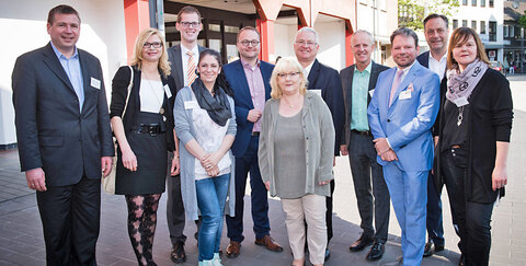 Gemeinsames Engagement für die Troisdorfer Innenstadt zeigten alle Diskutanten des Innenstadtfrühstücks